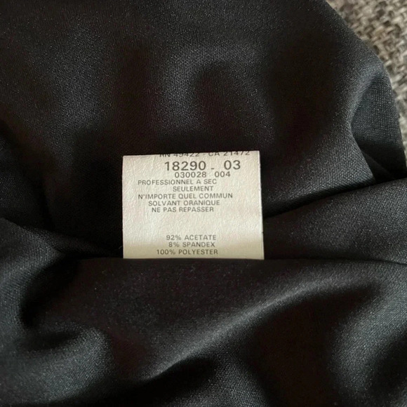 Beaded Black Formal  Classic Evening Dress Scott  McClintock Size 12 - Picture 4 of 12